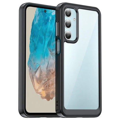For Samsung Galaxy M35 5G Shockproof Case TPU +Acrylic Protective Clear Phone Cover