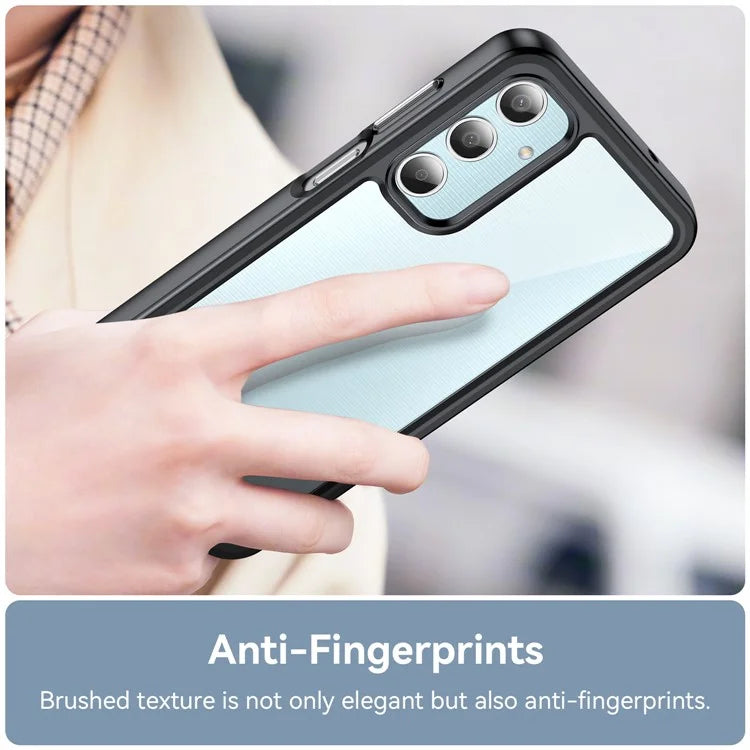 For Samsung Galaxy M35 5G Shockproof Case TPU +Acrylic Protective Clear Phone Cover