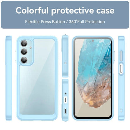 For Samsung Galaxy M35 5G Shockproof Case TPU +Acrylic Protective Clear Phone Cover