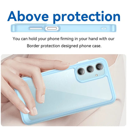 For Samsung Galaxy M35 5G Shockproof Case TPU +Acrylic Protective Clear Phone Cover