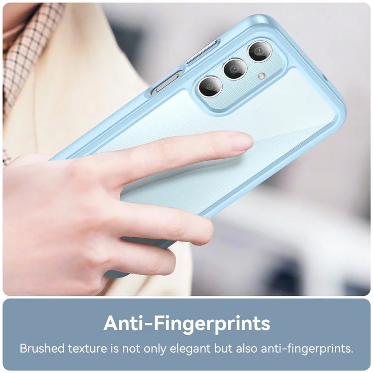 For Samsung Galaxy M35 5G Shockproof Case TPU +Acrylic Protective Clear Phone Cover