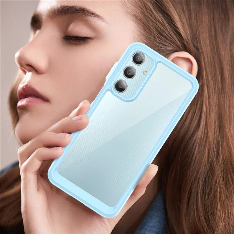 For Samsung Galaxy M35 5G Shockproof Case TPU +Acrylic Protective Clear Phone Cover
