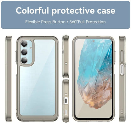 For Samsung Galaxy M35 5G Shockproof Case TPU +Acrylic Protective Clear Phone Cover