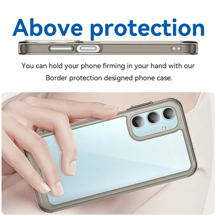 For Samsung Galaxy M35 5G Shockproof Case TPU +Acrylic Protective Clear Phone Cover