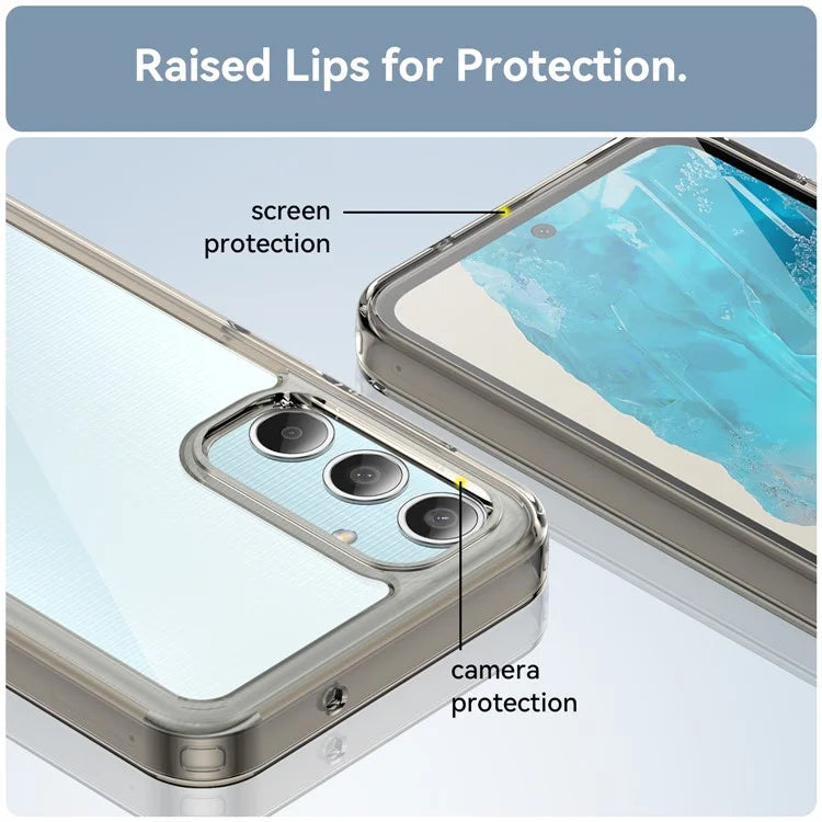 For Samsung Galaxy M35 5G Shockproof Case TPU +Acrylic Protective Clear Phone Cover