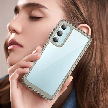 For Samsung Galaxy M35 5G Shockproof Case TPU +Acrylic Protective Clear Phone Cover