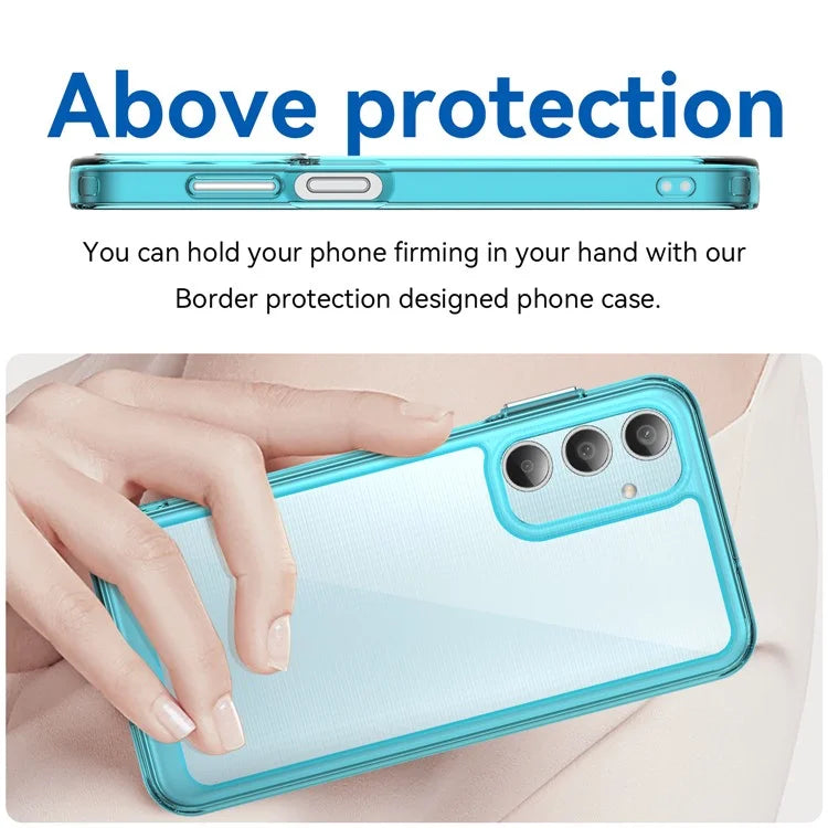 For Samsung Galaxy M35 5G Shockproof Case TPU +Acrylic Protective Clear Phone Cover