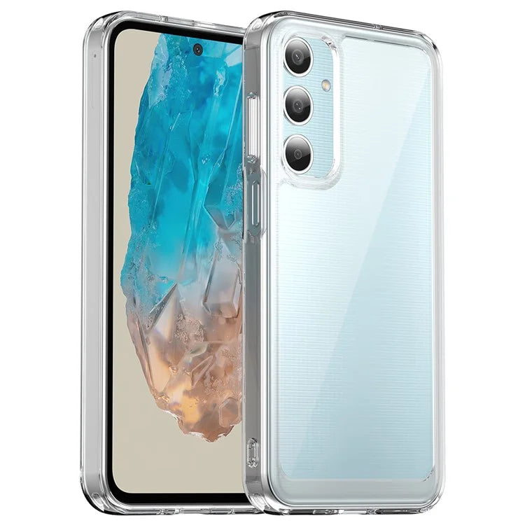For Samsung Galaxy M35 5G Shockproof Case TPU +Acrylic Protective Clear Phone Cover