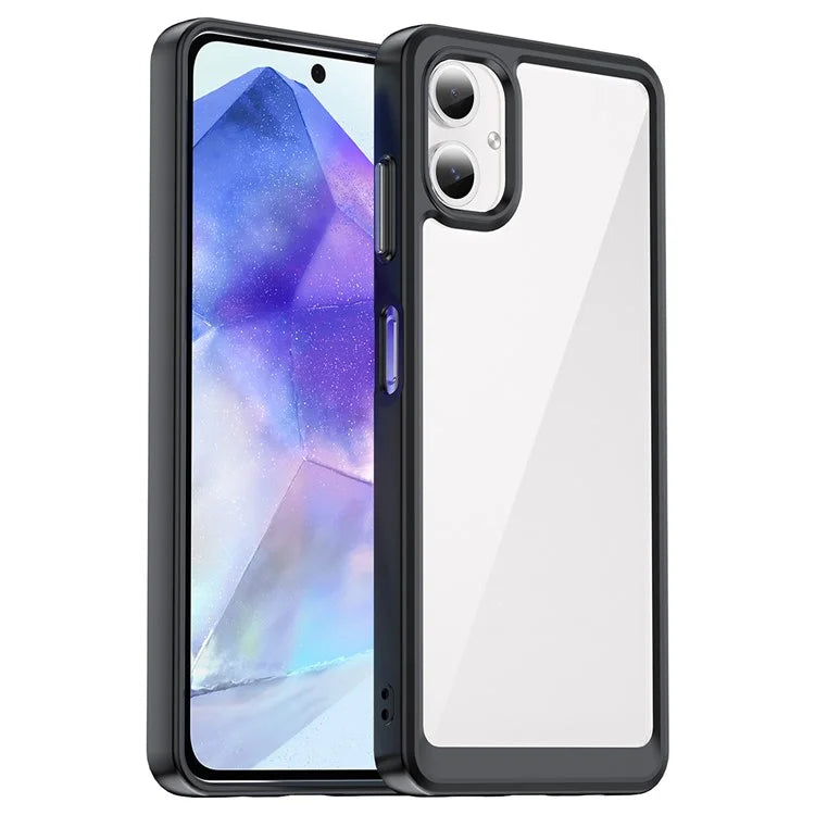 For Samsung Galaxy A06 Shockproof Case TPU +Acrylic Protective Clear Phone Cover