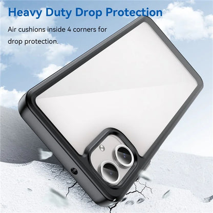 For Samsung Galaxy A06 Shockproof Case TPU +Acrylic Protective Clear Phone Cover