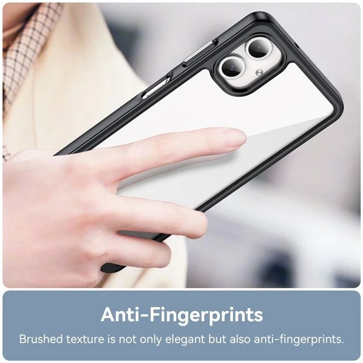 For Samsung Galaxy A06 Shockproof Case TPU +Acrylic Protective Clear Phone Cover