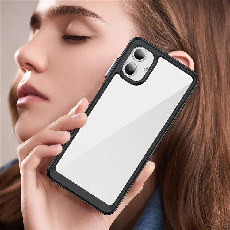 For Samsung Galaxy A06 Shockproof Case TPU +Acrylic Protective Clear Phone Cover