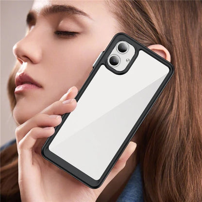 For Samsung Galaxy A06 Shockproof Case TPU +Acrylic Protective Clear Phone Cover