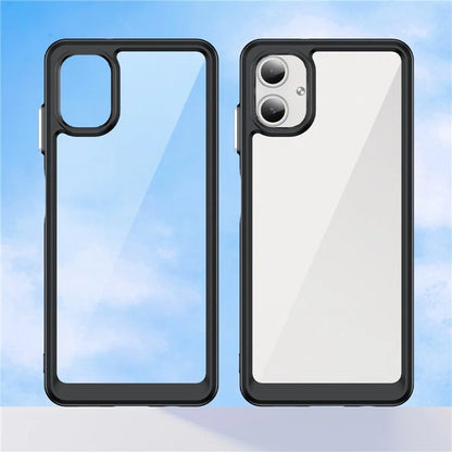 For Samsung Galaxy A06 Shockproof Case TPU +Acrylic Protective Clear Phone Cover