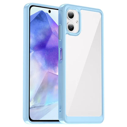 For Samsung Galaxy A06 Shockproof Case TPU +Acrylic Protective Clear Phone Cover