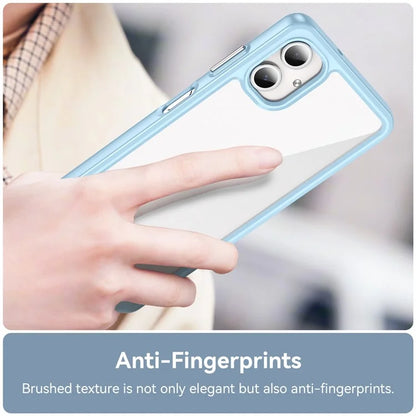 For Samsung Galaxy A06 Shockproof Case TPU +Acrylic Protective Clear Phone Cover