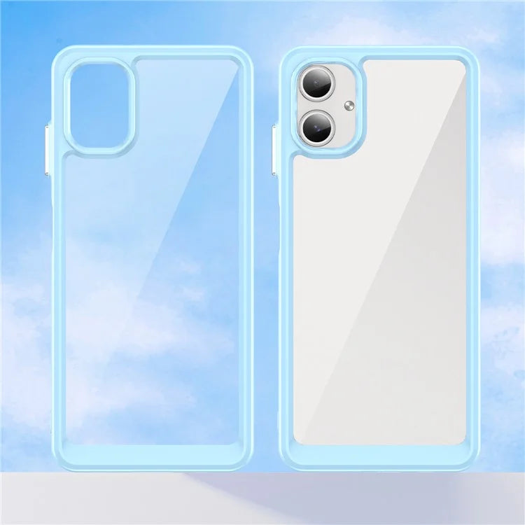 For Samsung Galaxy A06 Shockproof Case TPU +Acrylic Protective Clear Phone Cover