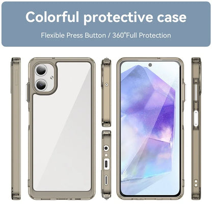 For Samsung Galaxy A06 Shockproof Case TPU +Acrylic Protective Clear Phone Cover