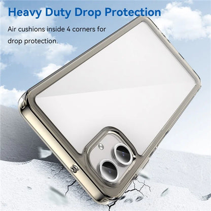 For Samsung Galaxy A06 Shockproof Case TPU +Acrylic Protective Clear Phone Cover