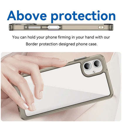 For Samsung Galaxy A06 Shockproof Case TPU +Acrylic Protective Clear Phone Cover
