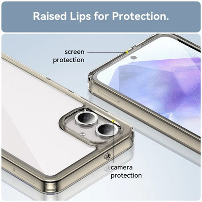 For Samsung Galaxy A06 Shockproof Case TPU +Acrylic Protective Clear Phone Cover
