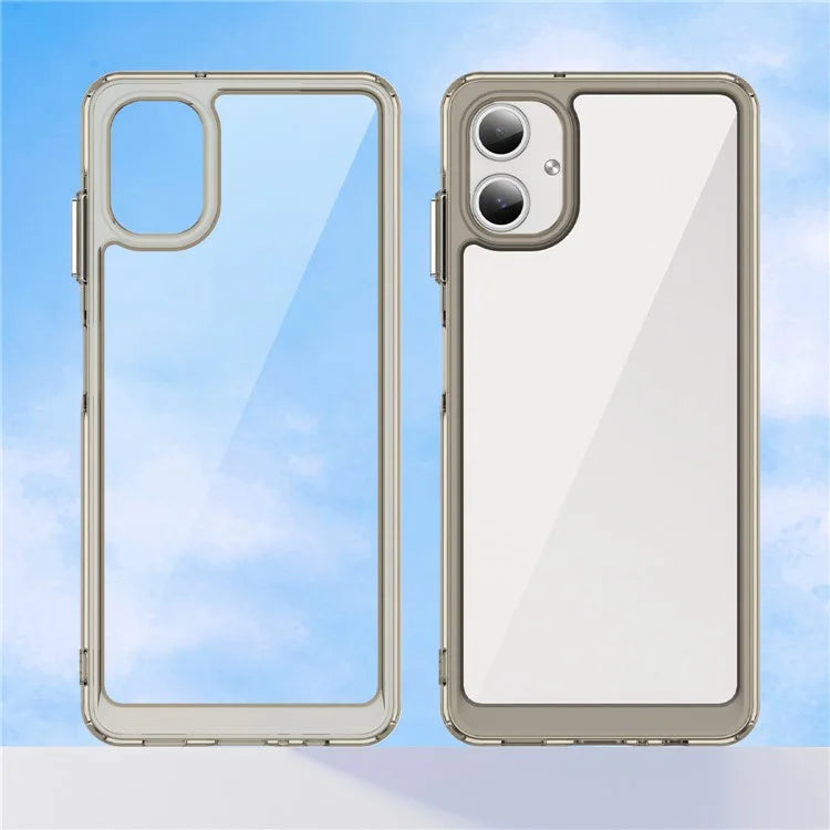 For Samsung Galaxy A06 Shockproof Case TPU +Acrylic Protective Clear Phone Cover