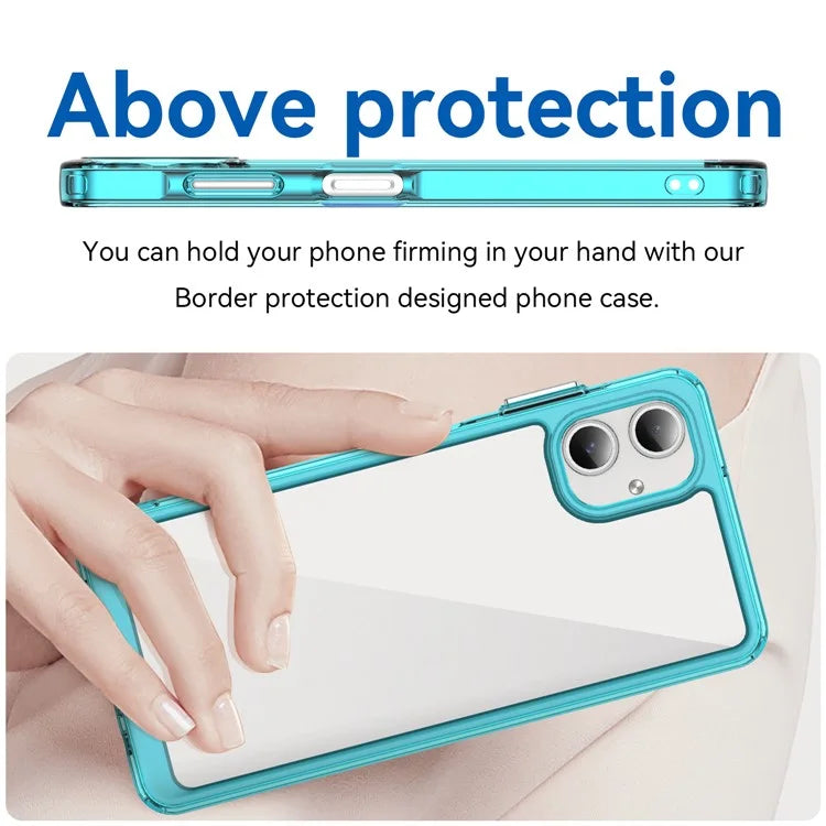For Samsung Galaxy A06 Shockproof Case TPU +Acrylic Protective Clear Phone Cover