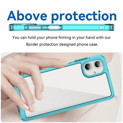For Samsung Galaxy A06 Shockproof Case TPU +Acrylic Protective Clear Phone Cover