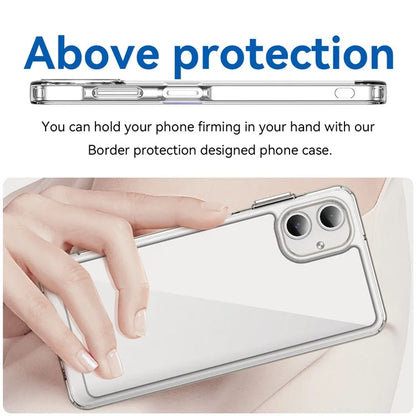 For Samsung Galaxy A06 Shockproof Case TPU +Acrylic Protective Clear Phone Cover