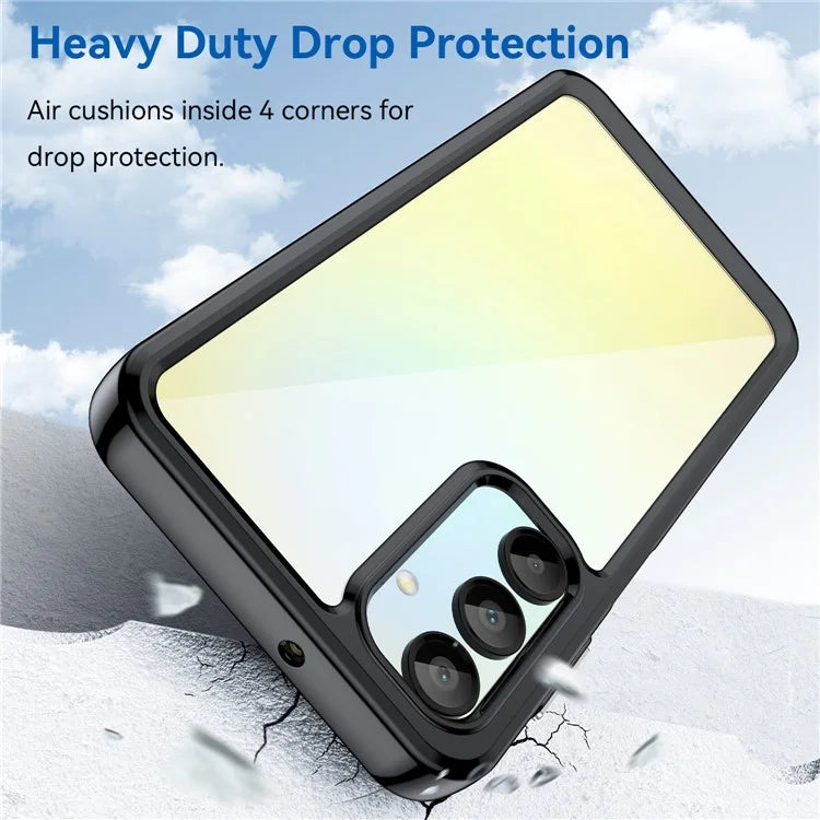 For Samsung Galaxy A16 5G Shockproof Case TPU +Acrylic Protective Clear Phone Cover