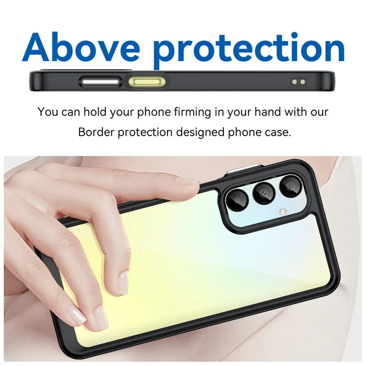 For Samsung Galaxy A16 5G Shockproof Case TPU +Acrylic Protective Clear Phone Cover