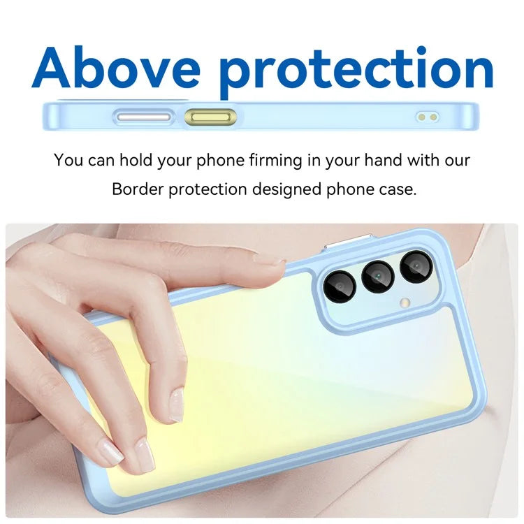 For Samsung Galaxy A16 5G Shockproof Case TPU +Acrylic Protective Clear Phone Cover