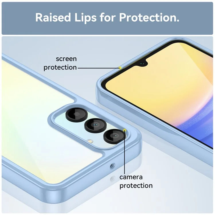 For Samsung Galaxy A16 5G Shockproof Case TPU +Acrylic Protective Clear Phone Cover
