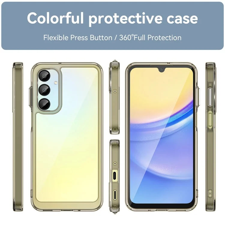 For Samsung Galaxy A16 5G Shockproof Case TPU +Acrylic Protective Clear Phone Cover