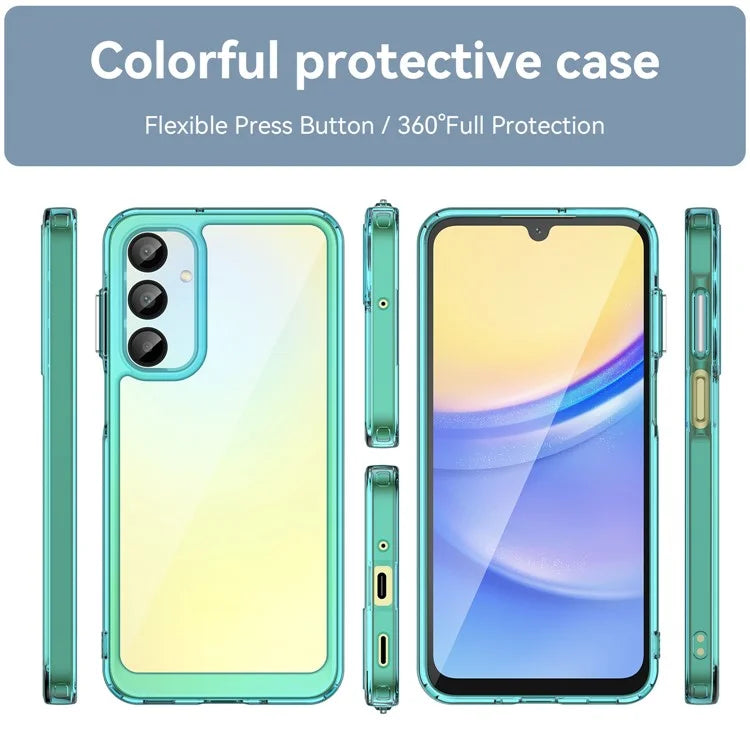For Samsung Galaxy A16 5G Shockproof Case TPU +Acrylic Protective Clear Phone Cover