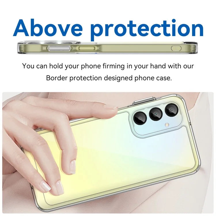 For Samsung Galaxy A16 5G Shockproof Case TPU +Acrylic Protective Clear Phone Cover