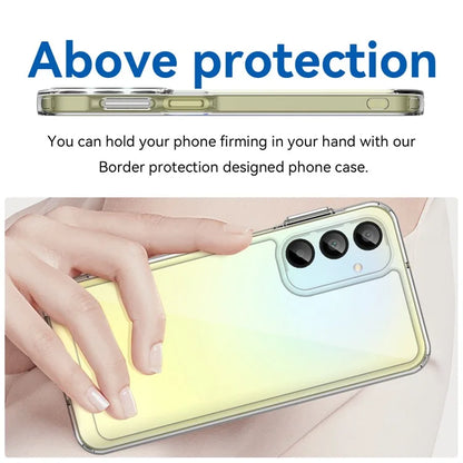 For Samsung Galaxy A16 5G Shockproof Case TPU +Acrylic Protective Clear Phone Cover