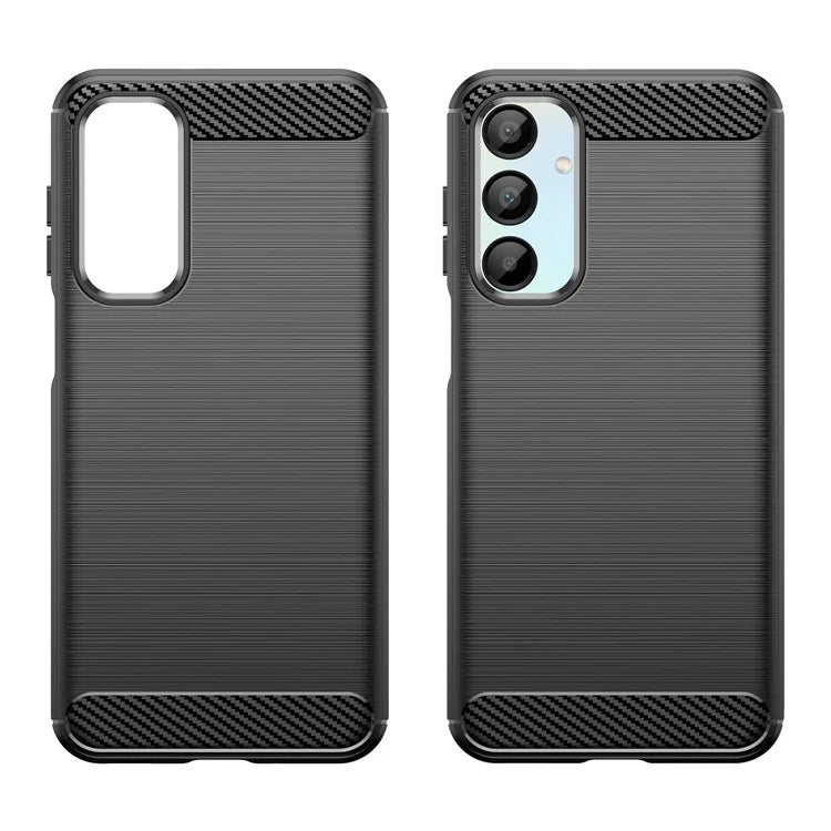 For Samsung Galaxy A16 5G Case Carbon Fiber Texture TPU Brushed Phone Cover