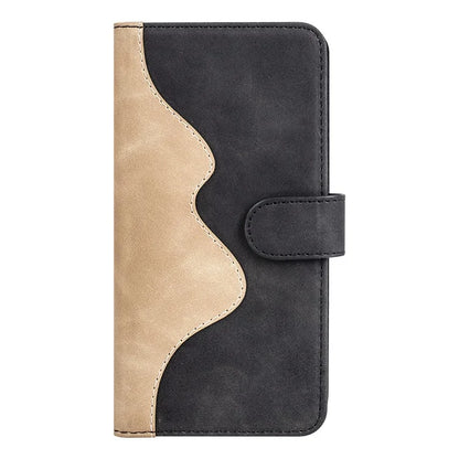 For Samsung Galaxy A06 Wallet Case Leather Phone Cover Splicing Color