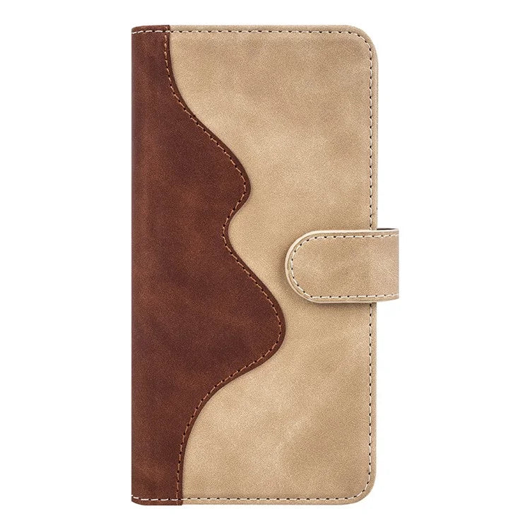 For Samsung Galaxy A06 Wallet Case Leather Phone Cover Splicing Color