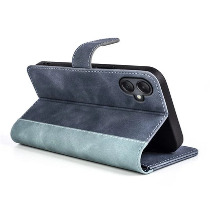 For Samsung Galaxy A06 Wallet Case Leather Phone Cover Splicing Color