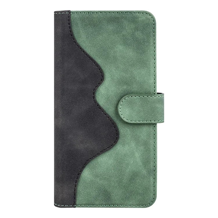 For Samsung Galaxy A06 Wallet Case Leather Phone Cover Splicing Color