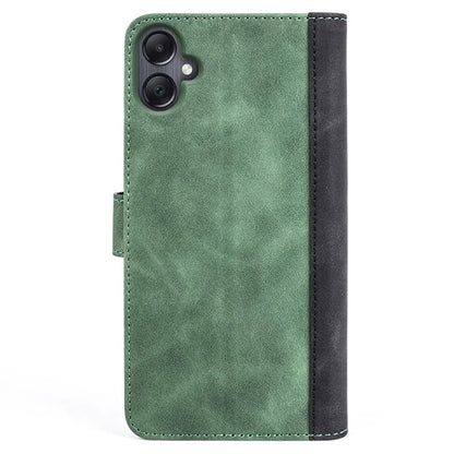 For Samsung Galaxy A06 Wallet Case Leather Phone Cover Splicing Color