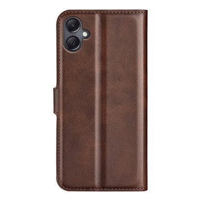 For Samsung Galaxy A06 Stand Case Anti-Scratch Calf Texture Leather Phone Cover