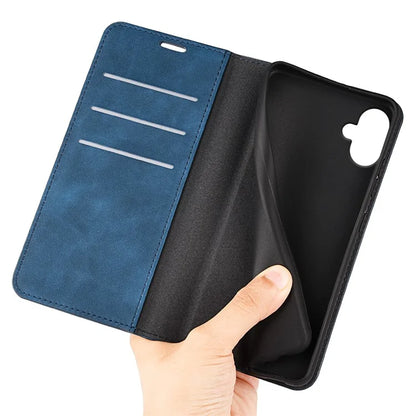 For Samsung Galaxy A06 Case Skin-Touch Leather Wallet Phone Cover