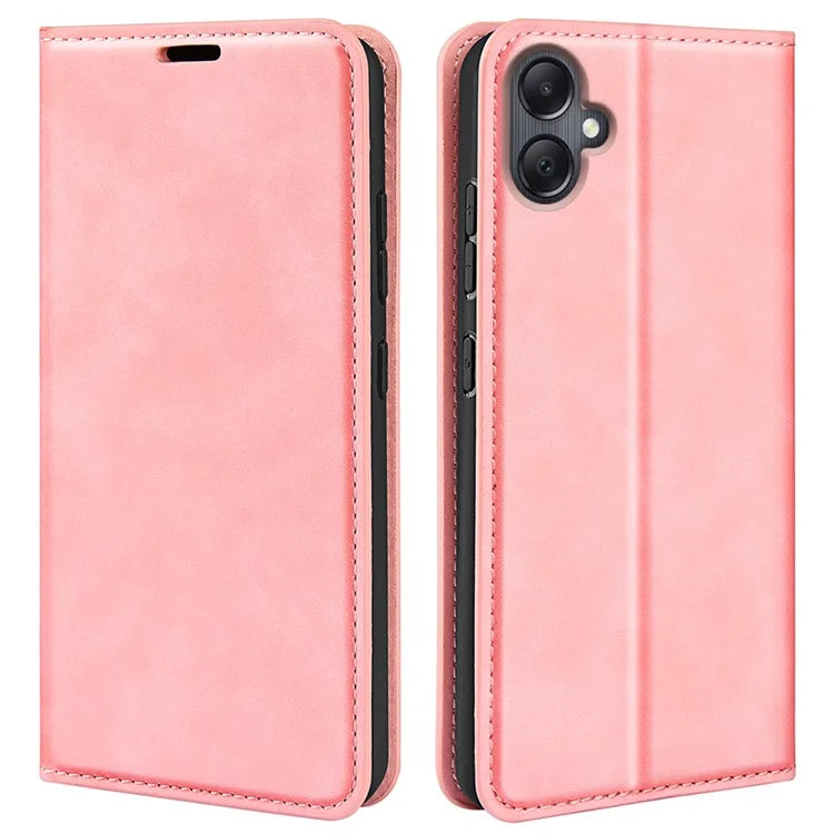 For Samsung Galaxy A06 Case Skin-Touch Leather Wallet Phone Cover