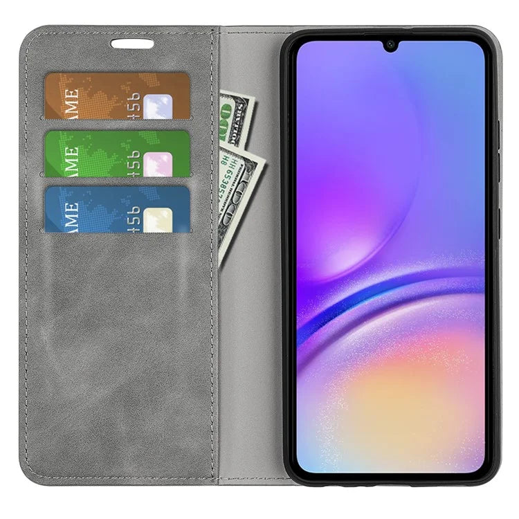 For Samsung Galaxy A06 Case Skin-Touch Leather Wallet Phone Cover