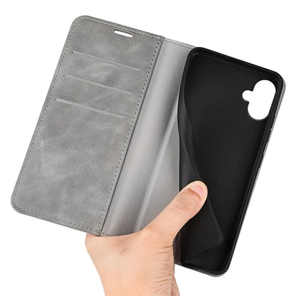 For Samsung Galaxy A06 Case Skin-Touch Leather Wallet Phone Cover