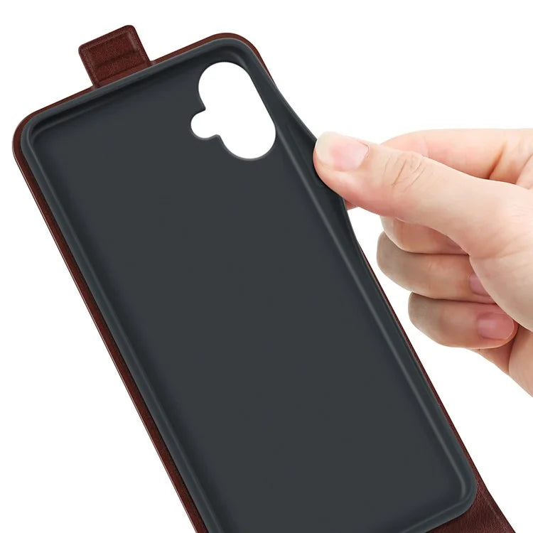 For Samsung Galaxy A06 Case with Card Slots Vertical Flip Leather Phone Cover