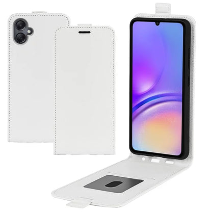 For Samsung Galaxy A06 Case with Card Slots Vertical Flip Leather Phone Cover